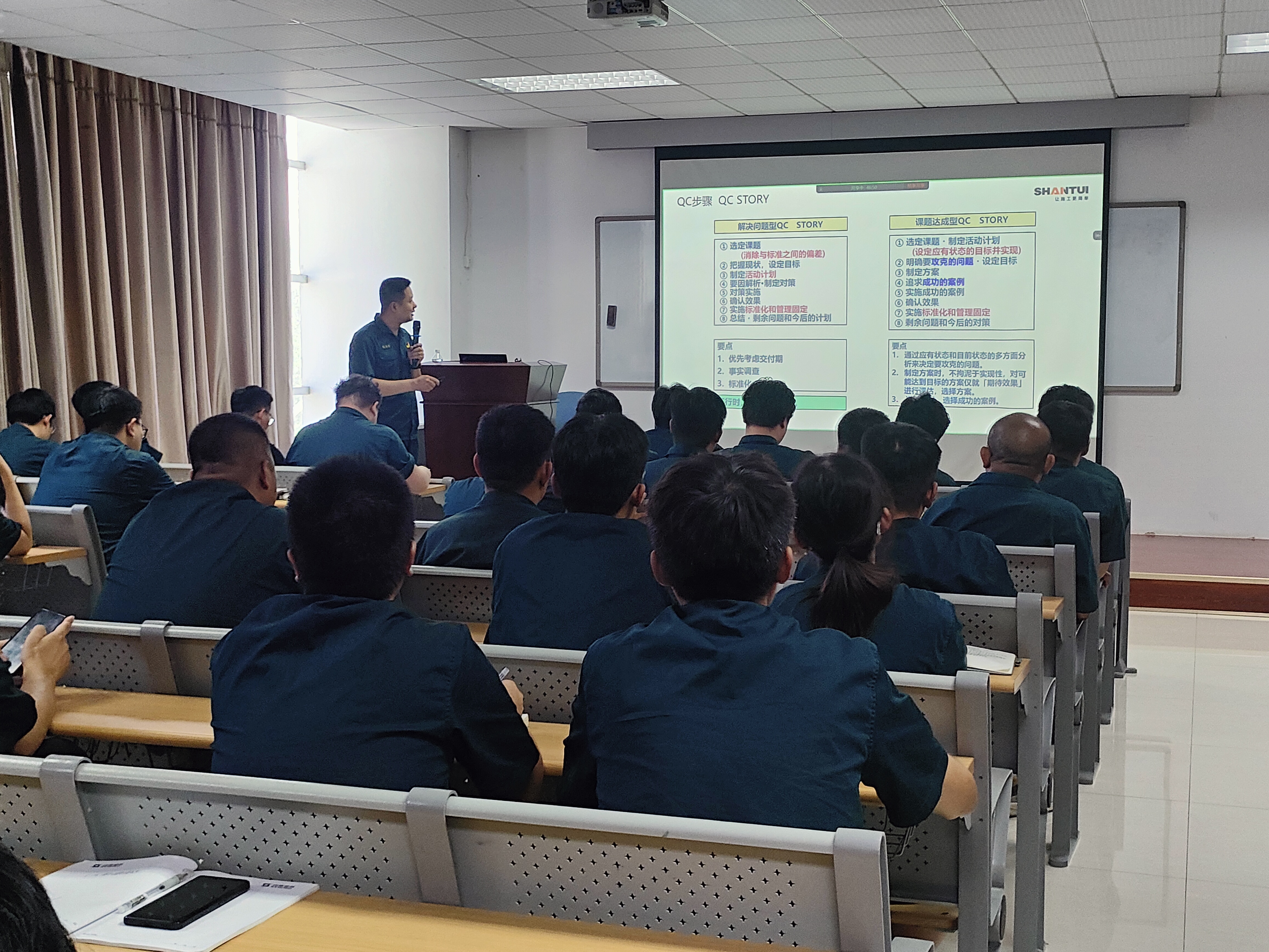 公司舉辦QC基礎(chǔ)知識培訓